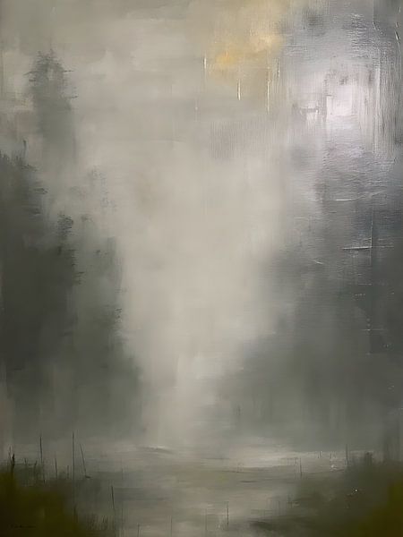 Süßes Wetter Stille Bäume von fadi van yaldani