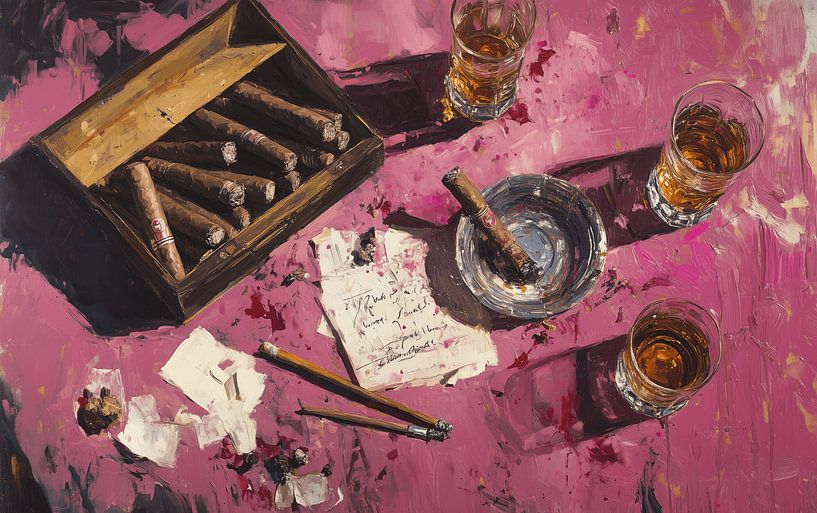 Brief, Zigarre und stiller Moment von BS