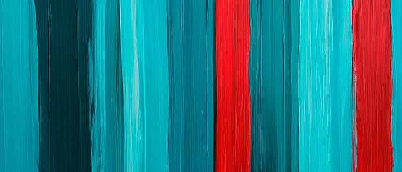 Colourful stripes - Abstract art by Poster Art Shop