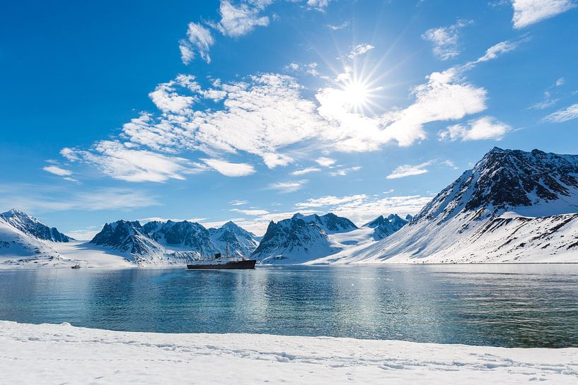 Le MS Nordstjernen d'Hurtigruten au Svalbard par Gerald Lechner