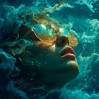 Träume unter Wasser - Goldene Reflexionen