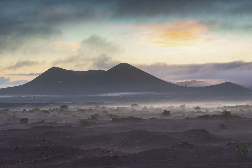 Parque Natural de Los Volcanes, près de Masdache, Lanzarote, Îles Canaries par Walter G. Allgöwer