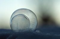 IJsballen in de winter