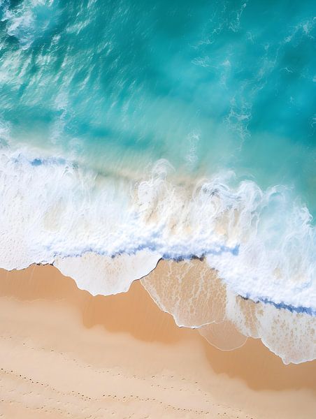 Vague sur la plage V2 par drdigitaldesign