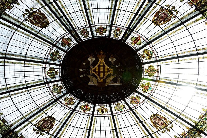 Stained glass dome by Frank's Awesome Travels