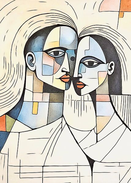 abstract pairs, motif 3 by zam art