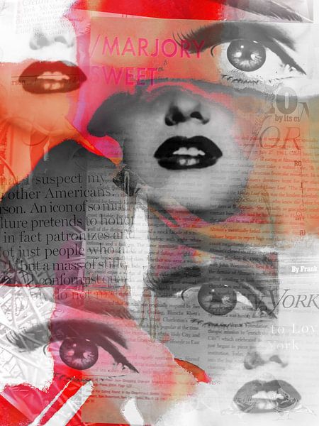 Yeux et lèvres par Gabi Hampe