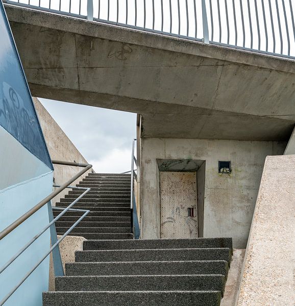 Unter der Erasmusbrücke von Henri Boer Fotografie
