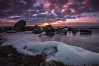 Sonnenuntergang am Grevelingen See.