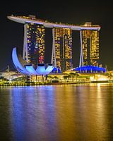Singapore Marina Bay Sands at Night