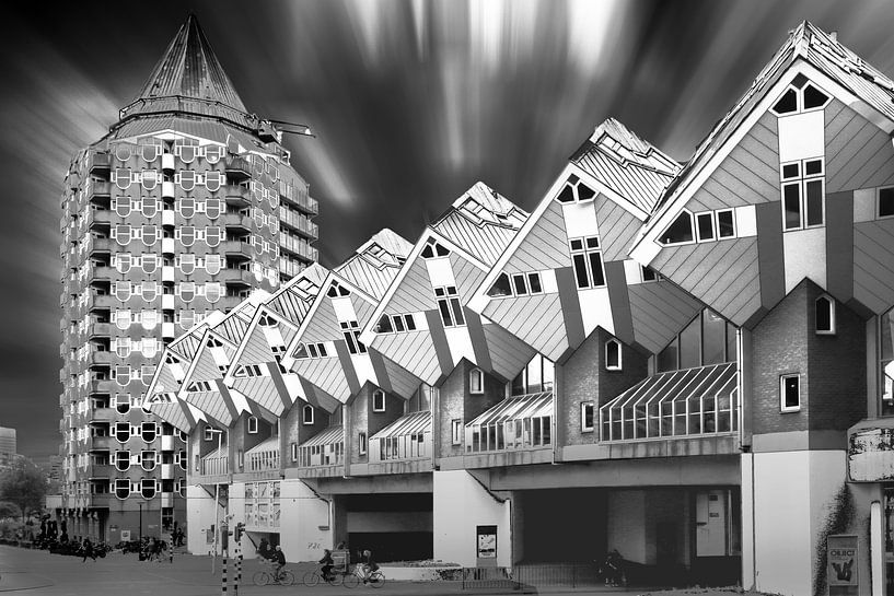 Maisons cube Rotterdam par Henk Langerak
