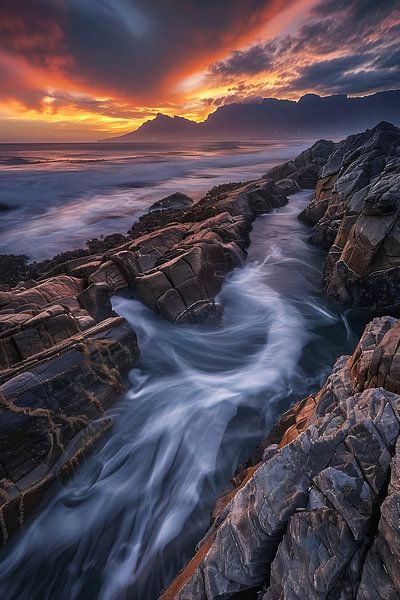 Goldenes Lichtspiel, Meeresbrise von fernlichtsicht