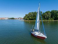 Segelboot vom Hafen Hoorn