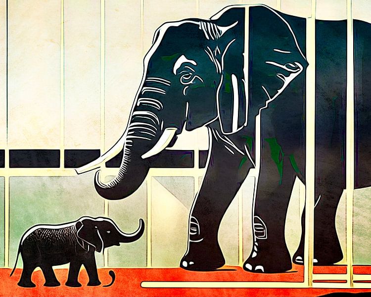 Elefanten von zam art