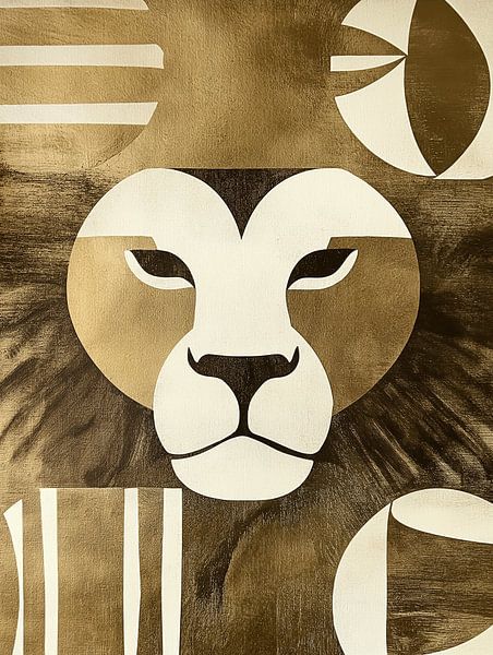 Leo abstract by Wall Wonder