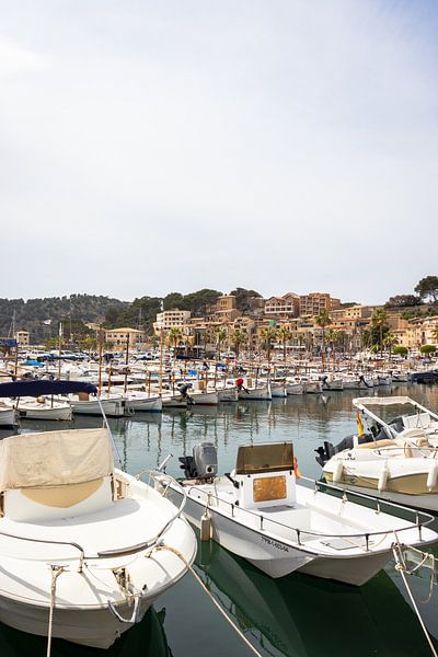 Port of Port de Sollér, coastal town of Majorca | Travel photography by Kelsey van den Bosch