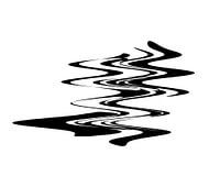 black and white abstract digital art