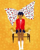 Bloemenvleugels van de jeugd