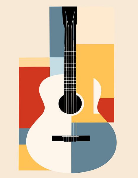 Guitar Music Art Lover by Art Kingdom