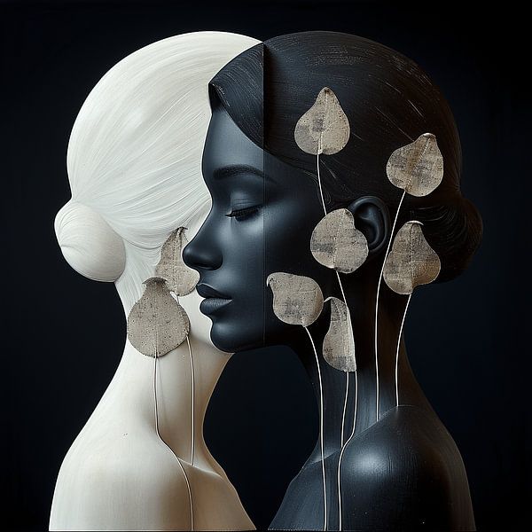 Gémeaux monochromes par Karina Brouwer