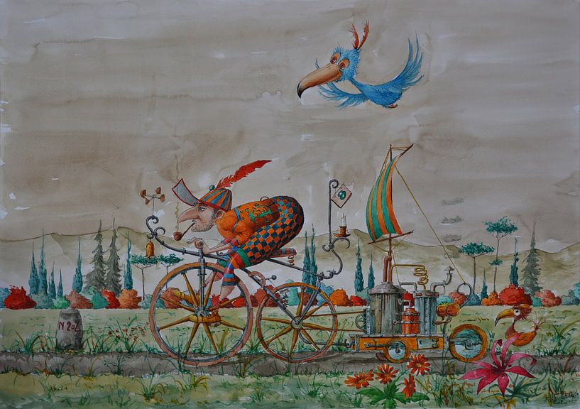 FIRST SPRING BALLAD. by Michel MICHAUX