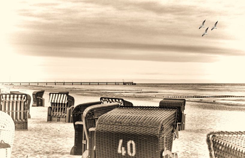 Strandkörbe auf Usedom von Photo Art Thomas Klee