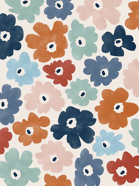 Floral Burst Fiesta von Elena Ristova