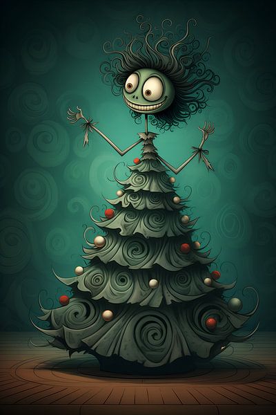 Tanzender Weihnachtsbaum von Heike Hultsch