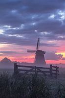 Sonnenaufgang an der Mühle