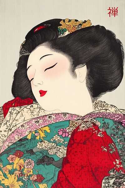 Japandi - Pas de pensées par PixelMint.