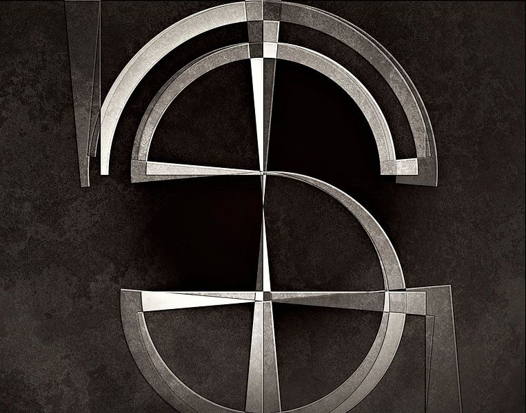 Scandinave Japandi Zen Gris par Mad Dog Art