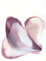 encre abstraite en rose violet 1