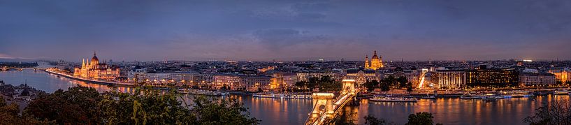 Panoramazicht van Budapest by Sandra Kuijpers