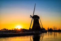 Mühle bei Sonnenaufgang