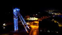 Colliery Fürst Leopold illuminated
