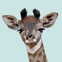 Giraffe Aquarell