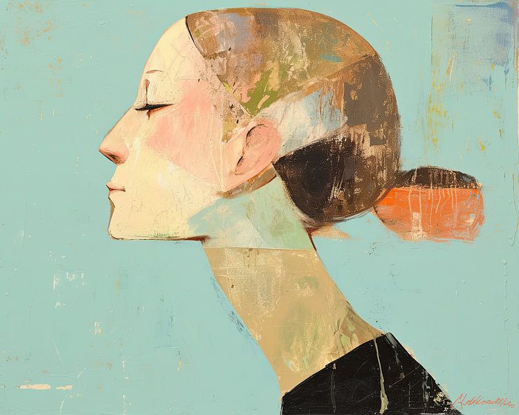 Modern abstracte Popart van Kunst Kriebels