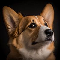 Die Augen eines Corgi: Unwiderstehlich