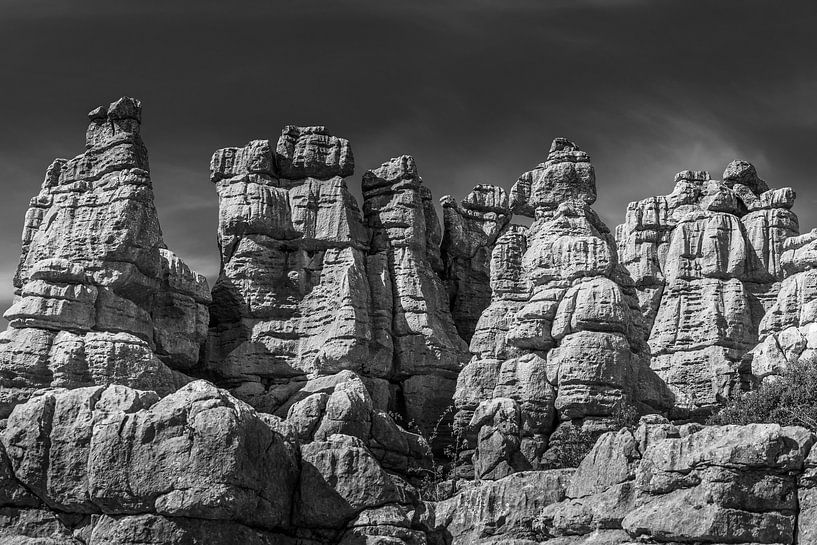 Torcal de Antequera, außergewöhnliche Felsformationen, Spanien. von Hennnie Keeris