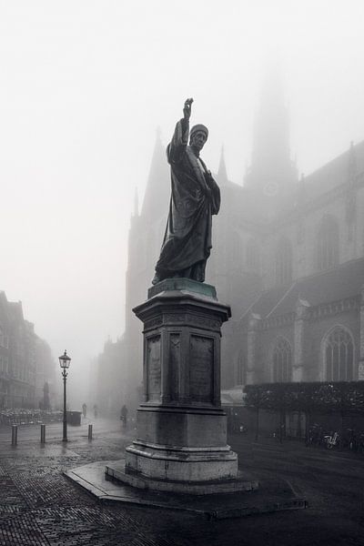 Haarlem: Lautje in the fog. by OK-ART