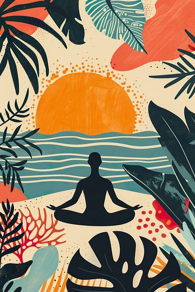 Lueur du soleil au coucher du soleil par Whale & Sons