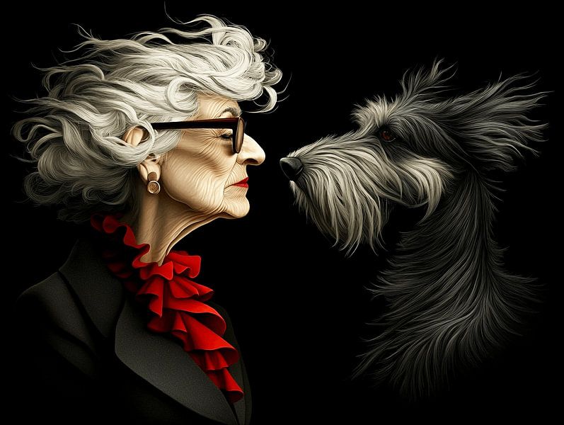 Friendship Knows No Age by Karina Brouwer