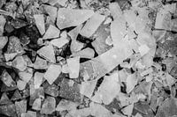 Gebrochenes Eis in Island