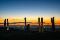 Haniel slagheap with comet Neowise