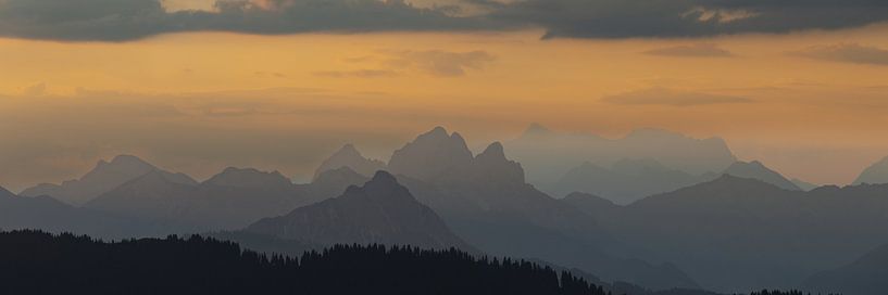 Panorama de montagne depuis le Grünten par Walter G. Allgöwer