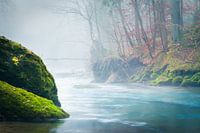 Fall colors at a river