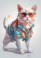 chat lowpoly art style