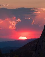 Sonnenuntergang in der Provence