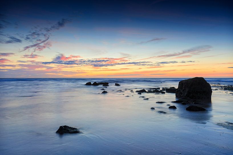 Brise-lames le long de la côte néerlandaise par gaps photography