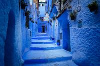 Blaue Gasse in Chefchaouen, Marokko